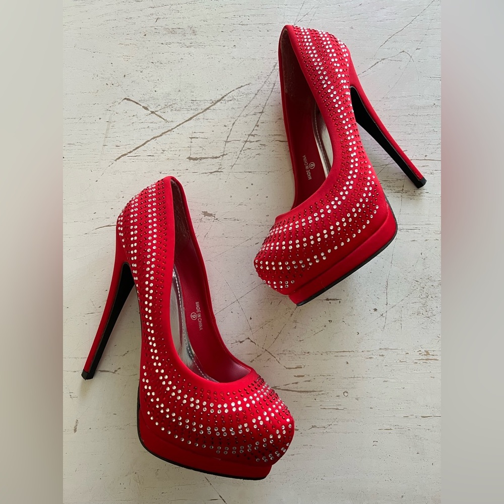 Kayleen sequin heels